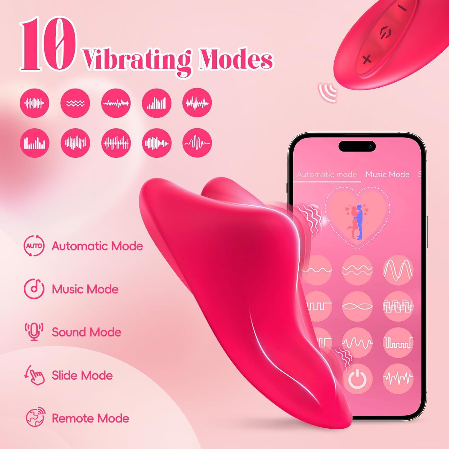 APP Remote Control Butterfly Vibrators Wearable Panties Vibrator Clitoris Stimulator 10 Vibrating Modes Adult Sex Toys for Women - Image 7