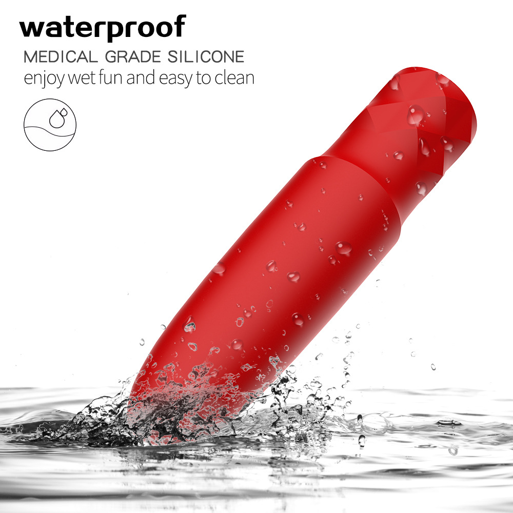 Mini Bullet Adult Sex Toys Full Silicone Waterproof Vibrating Women's G-Spot & Clitoral Stimulator Rose & Dildo Vibrator - Image 8
