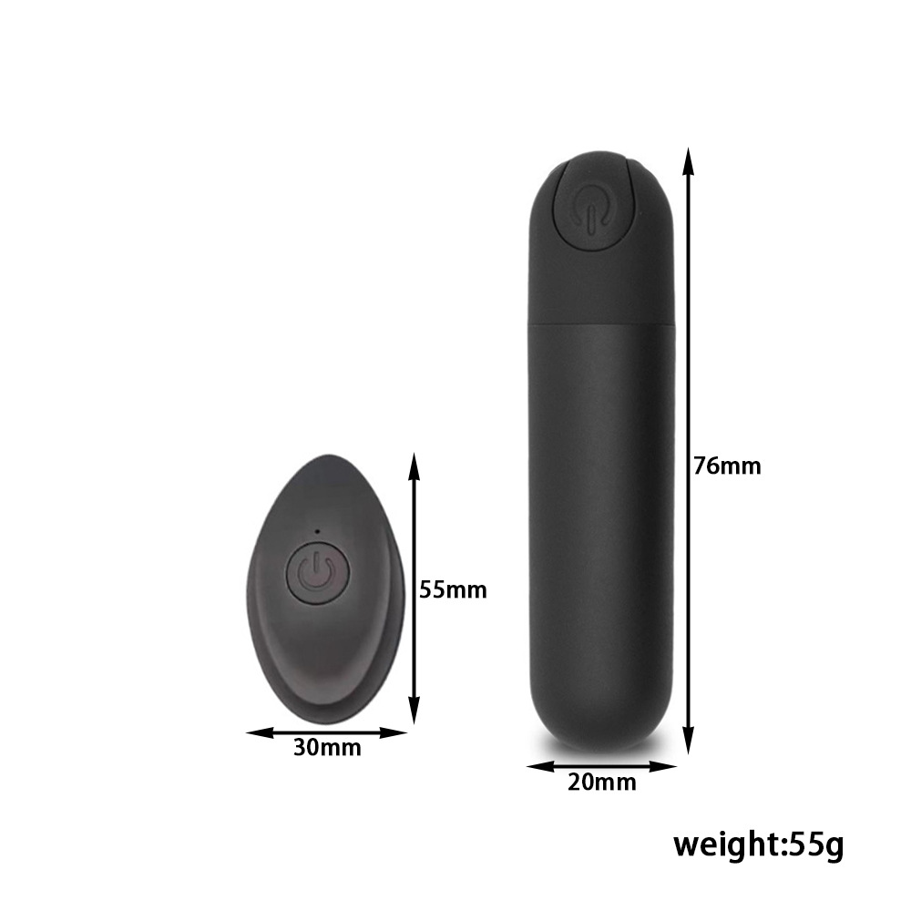 Wireless 10 Frequency Round Head Small Bullet Vibrator Remotion Control Mini Flat Head Fun Strong Impact Mini Female Jumping Egg - Image 3