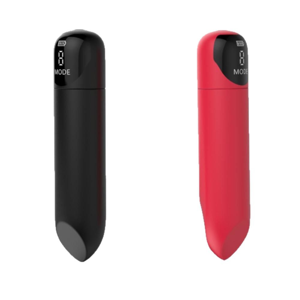 9-frequency Vibration Digital Display Lipstick Jumping Egg Mini Electroplated Bullet Vibrator for Female Adult Toys - Image 4