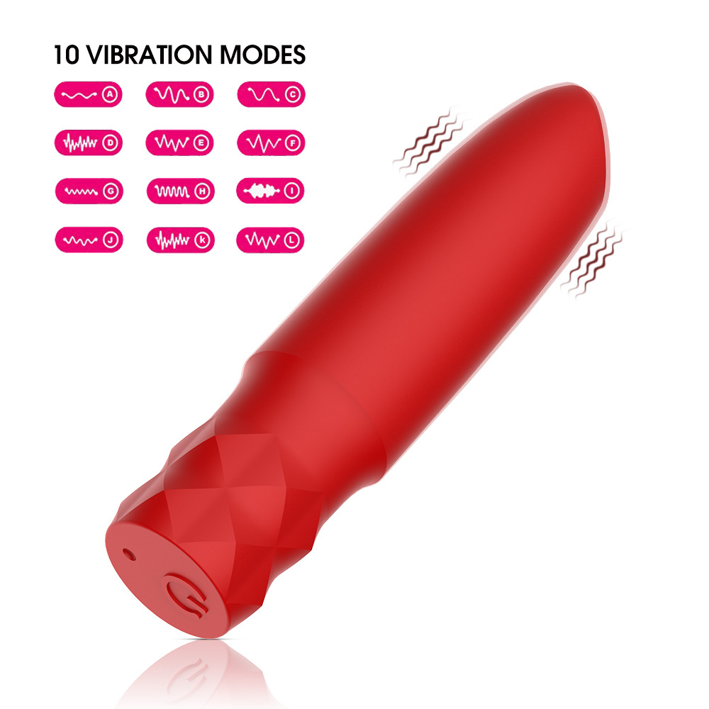 Mini Bullet Adult Sex Toys Full Silicone Waterproof Vibrating Women's G-Spot & Clitoral Stimulator Rose & Dildo Vibrator - Image 5