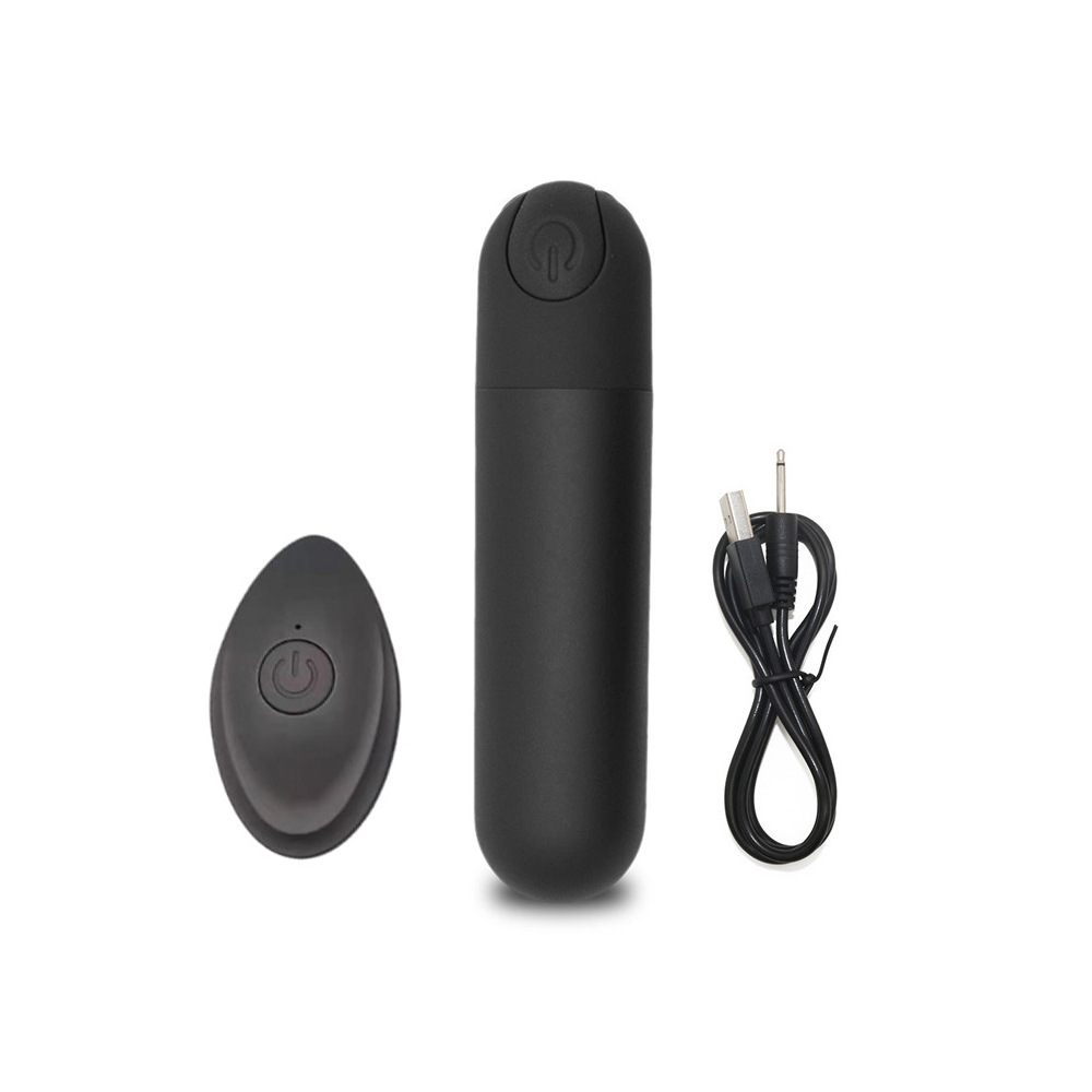 Wireless 10 Frequency Round Head Small Bullet Vibrator Remotion Control Mini Flat Head Fun Strong Impact Mini Female Jumping Egg