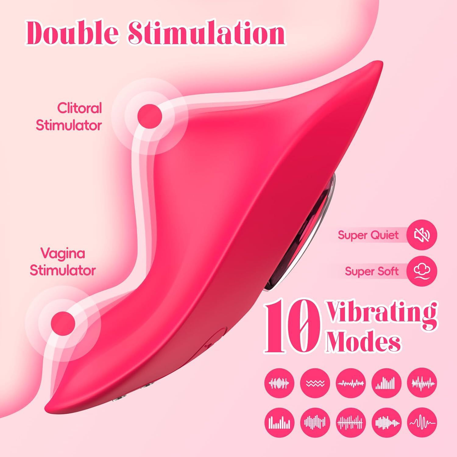 APP Remote Control Butterfly Vibrators Wearable Panties Vibrator Clitoris Stimulator 10 Vibrating Modes Adult Sex Toys for Women - Image 5