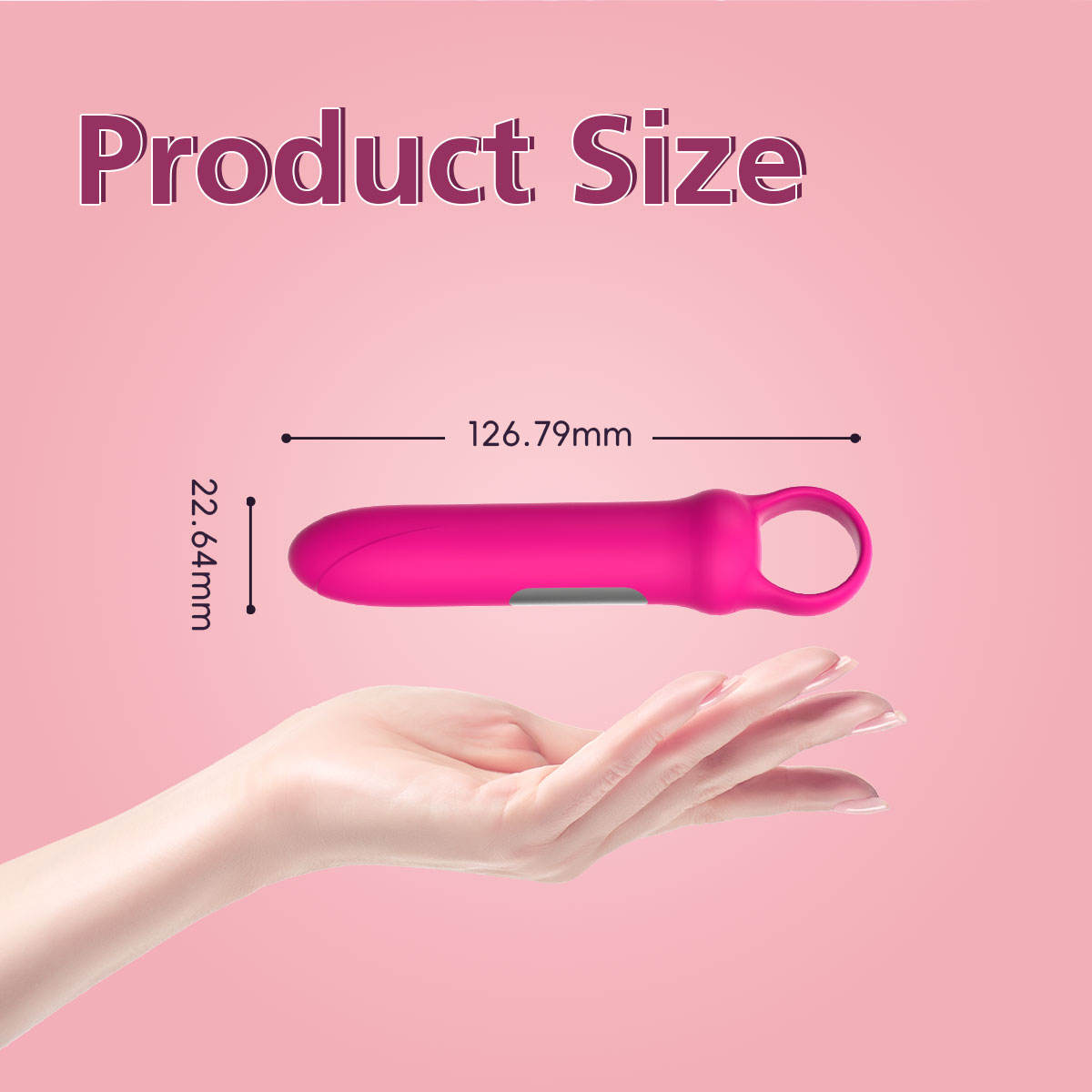 Portable Mini Wand Massager 10-Function Bullet Vibrator Sex Toy for Women Soft Silicone & ABS Materials Adult Products - Image 6