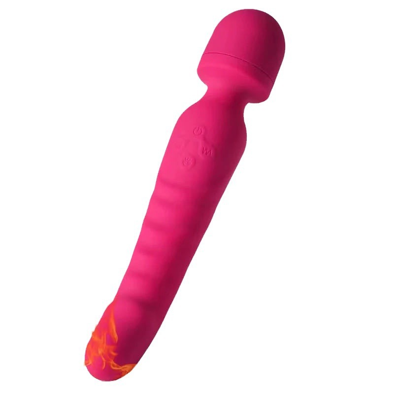 Soft Silicone Wand Bendable Intelligent Heating Sex Vibrator Women Masturbation Wand Sex Vibrator - Image 11