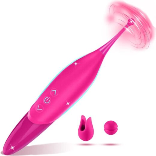 7 Frequency Strong Shock Silicone Scream Orgasm Sexy AV Stick Clitoris Stimulate Massage Vibrator for Women High Tide Pen