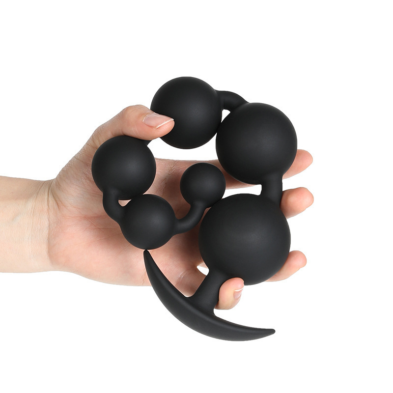 Silicone Anal Beads Flexible Anal Chain Sex Toy with Different Size Prostate Massage Trainer Anal Plug for Men Women Toys - Image 3