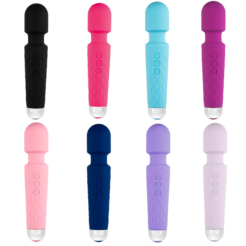 20-channel 8-speed Usb Charging Vibration Av Stick Other Massage Products Adult Sex Toy Magic Personal Full Body Wand Vibrator
