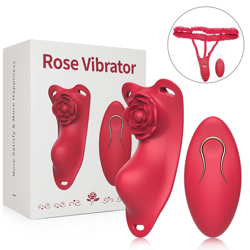 Adult Wearable Panty Vibrator 3-in-1 APP Remote Control Mini Butterfly 10 Modes USB Female Sex Toy Remote Control Rose Vibrators for Men Women's Sexual Pleasure