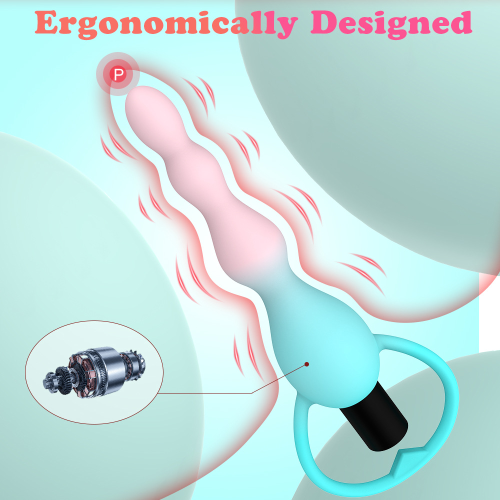 Vibrating Anal Plug Prostate Massage Anal Beads Butt Plug Vibrators Sex Toys for Women Couples Butt Plug Silicone Adult Products - Image 9