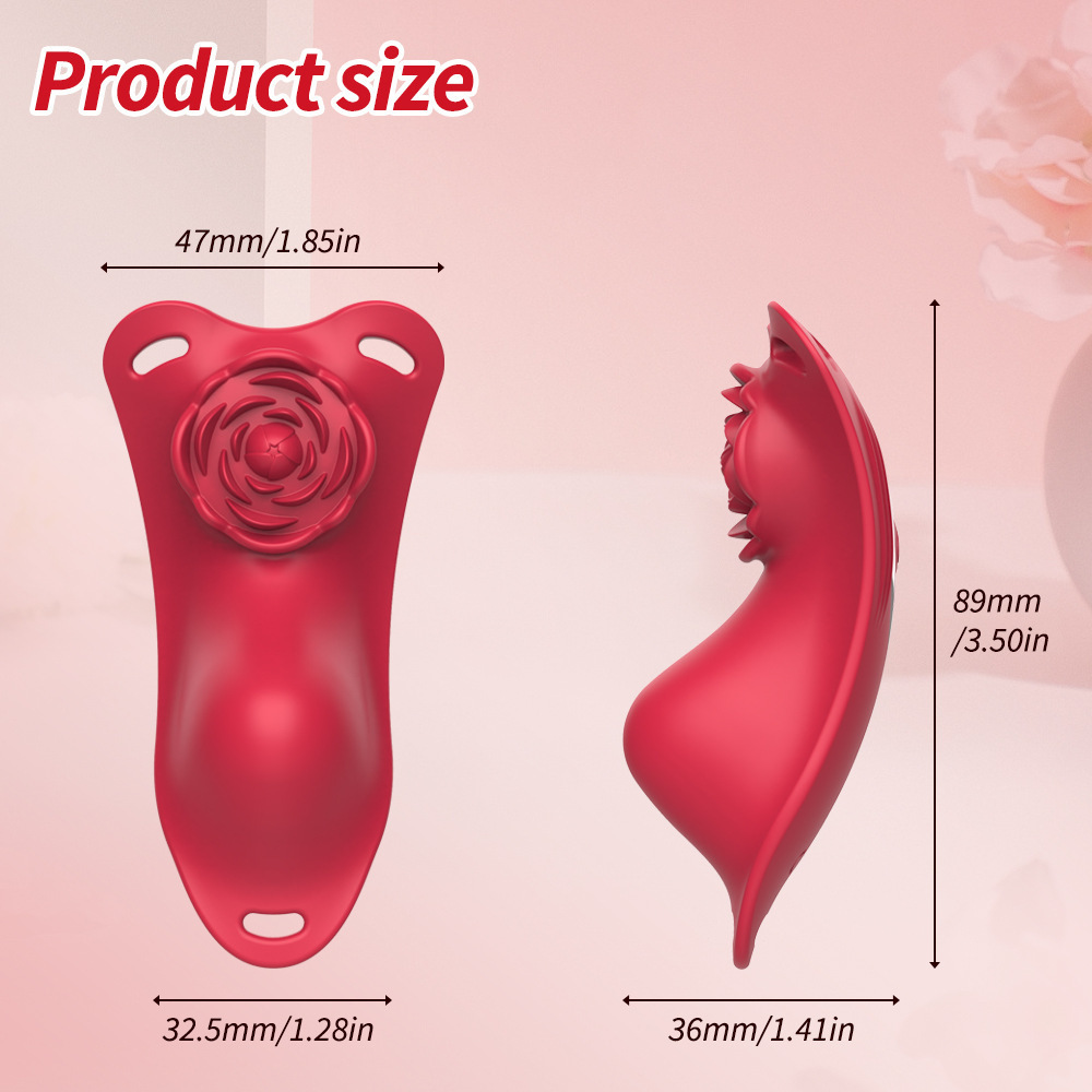 Adult Wearable Panty Vibrator 3-in-1 APP Remote Control Mini Butterfly 10 Modes USB Female Sex Toy Remote Control Rose Vibrators for Men Women's Sexual Pleasure - Image 11