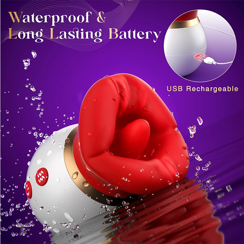 Rose Sex Toys Vibrator Adult Sex Toys for Women 3IN1 Mouth Sucking Vibrator G Spot Vibrators Clitoral Stimulator Couples - Image 11