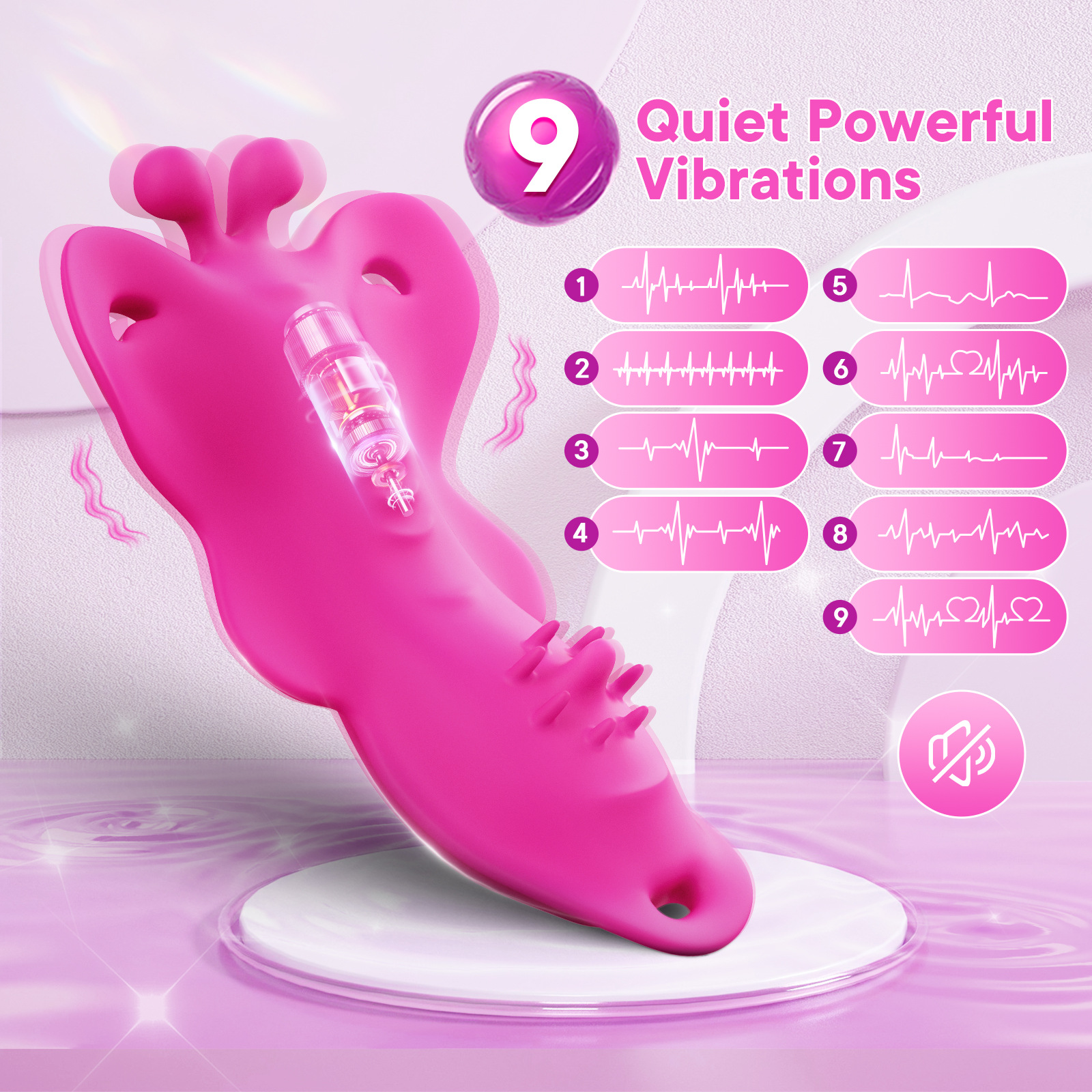 APP Control Wearable Panty Butterfly Vibrator Jump Egg Invisible Panties Vibrator Adult Sex Toys for Women - Image 6