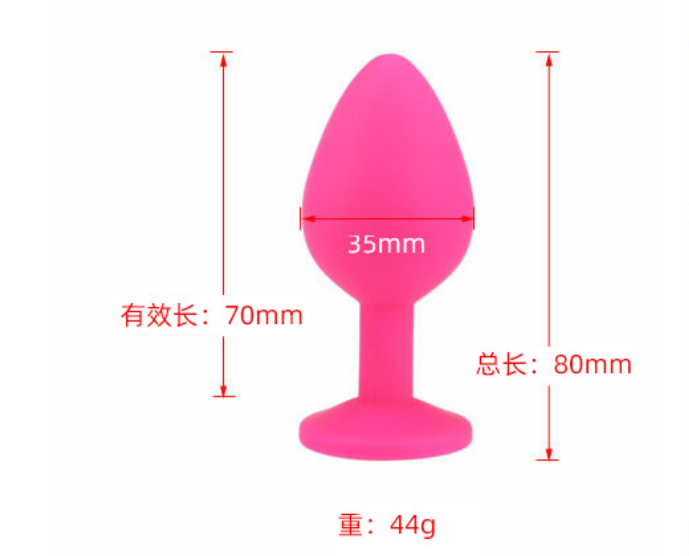 3pcs/set Silicone Anal Plug Jewel Butt Plug Black Red Pink Purple SML Anal Play for Women Sex Toys - Image 4