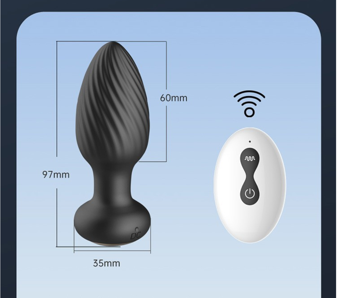 Rotation Vibrator Sex Toys for Couple Women Adult Sex Toy Vibrators with Remote Control G-spot Anal Vibrating Butt Plug - Image 2