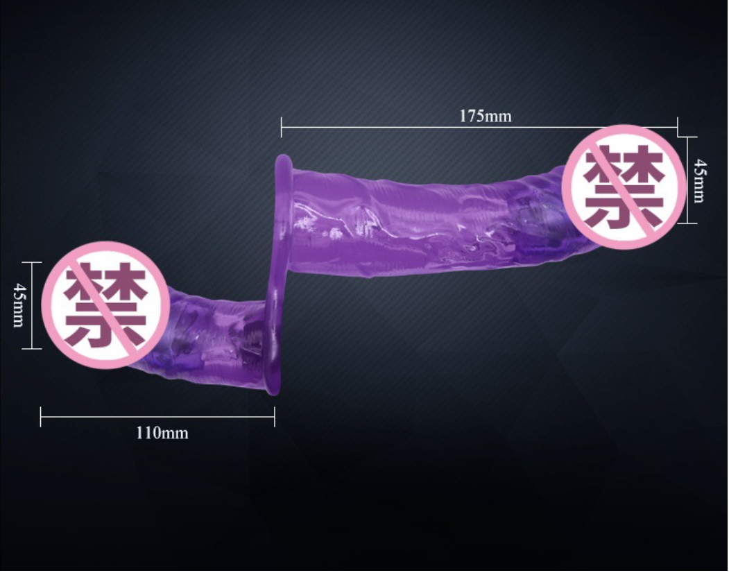 High Quality 2-Way Strap-On Silicone vibrator Dildo Adjustable Belt Soft Double-Ended TPE Dildo with belt Sex Toy - Image 2