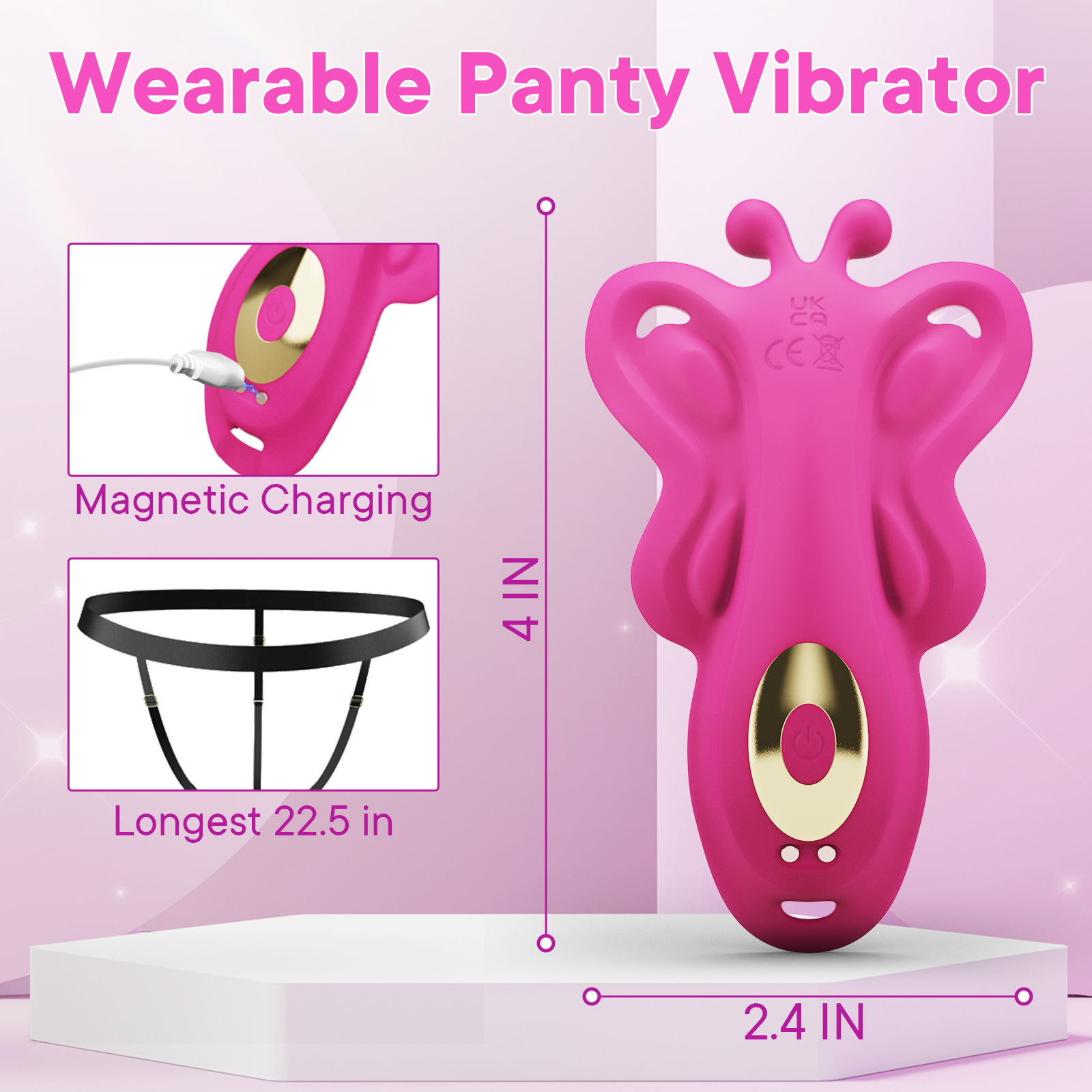 APP Control Wearable Panty Butterfly Vibrator Jump Egg Invisible Panties Vibrator Adult Sex Toys for Women - Image 10