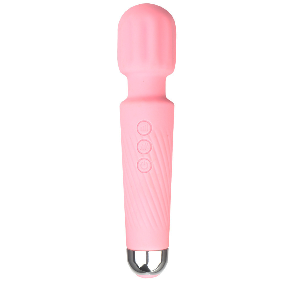 USB Charge Magic 20 Pattern 8 Speed AV Wand Massager Electric Relax Massage Vibrator Waterproof Silicone Personal Body Massager - Image 8