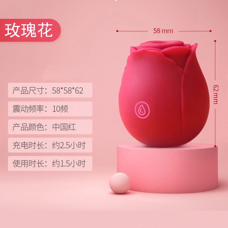 Sucking Vibrator Clitoral Suction Clot Clitoris Clit Sucker Nipple Stimulator Sex Toys Red Rose Vibrator for Women Sex - Image 3