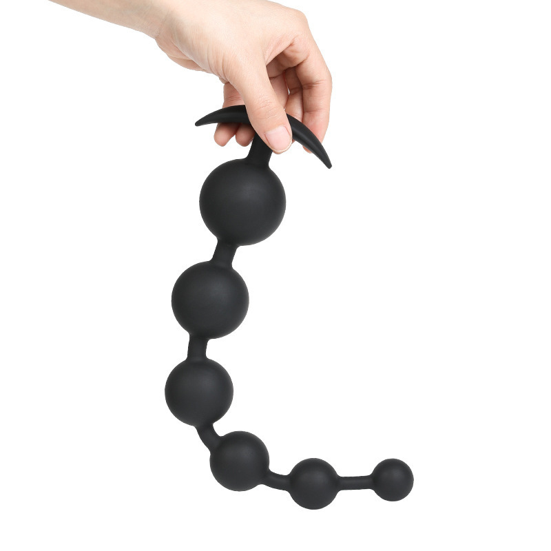 Silicone Anal Beads Flexible Anal Chain Sex Toy with Different Size Prostate Massage Trainer Anal Plug for Men Women Toys - Image 2