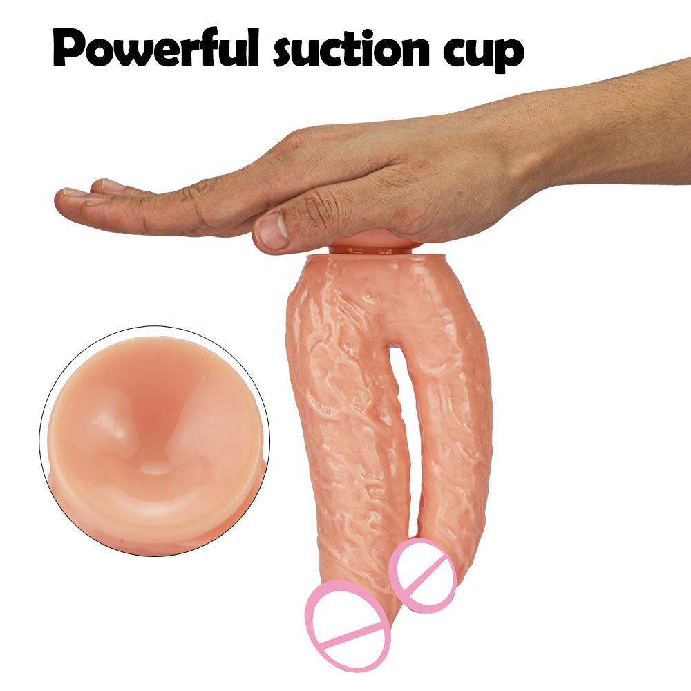Wholesale Silicone Dildo Female Masturbation Device Sex Toy Female Double-headed Dildo - Image 2