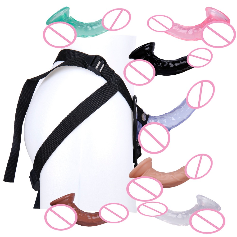 Same sex adult toys, wearable dildo, sex toys, leather pants, and bone simulated dildo - Image 5