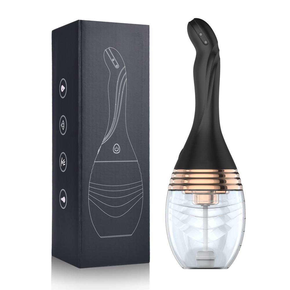 Automatic Enema Bulb with 3 Intensities Modes Douche for Men & Women Private Hygienic Silicone Douche Cleaner Enema Kit - Image 12