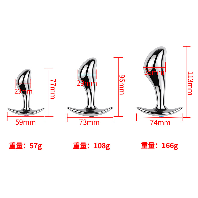 New Butt Plug Trainer Kit 3 Pcs Silicone Anal Plugs Training Set with Flared Base Prostate Sex Toys - Image 2