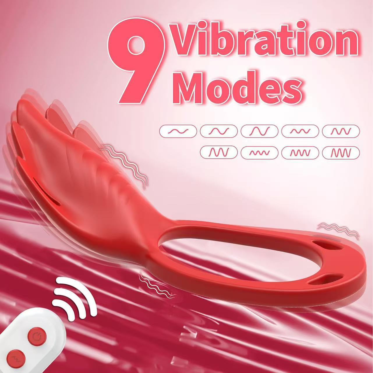 APP + Remote Control Strap-on Sex Toys with 9 Vibration Modes Multi Modes Adjustable Buckle Vibrating Rings Adult Products Panty Vibrators for Woman - Image 3