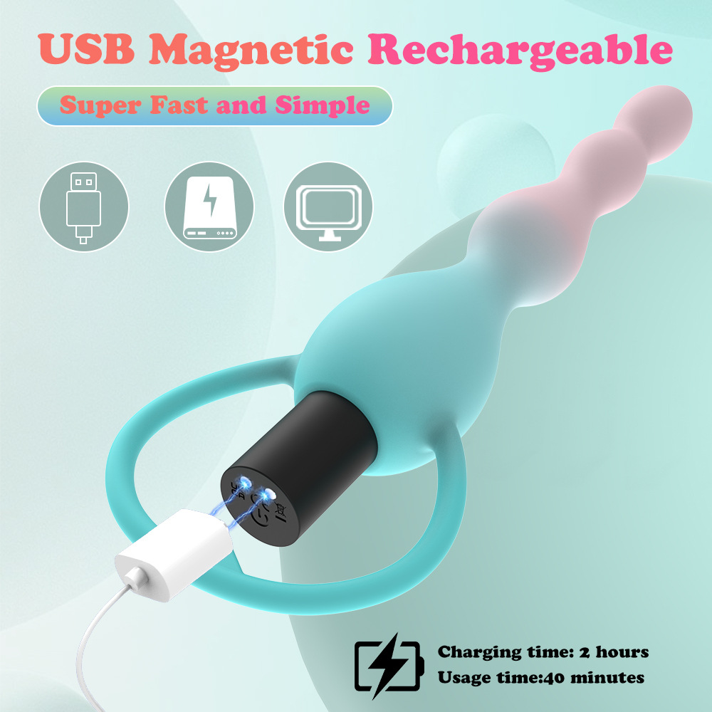 Vibrating Anal Plug Prostate Massage Anal Beads Butt Plug Vibrators Sex Toys for Women Couples Butt Plug Silicone Adult Products - Image 4