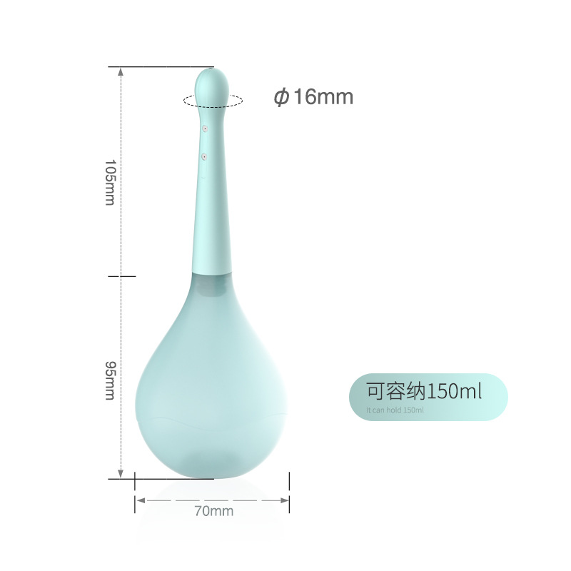 New Douche for Men Certificate Medical Douche Bulb for Women 5 Holes Anal Douche Enema Bulb - Image 3