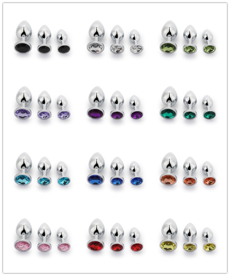 3pcs/set Stainless Steel Aluminum Alloy Metal Anal Plug Anal Toys Butt Plug - Image 3