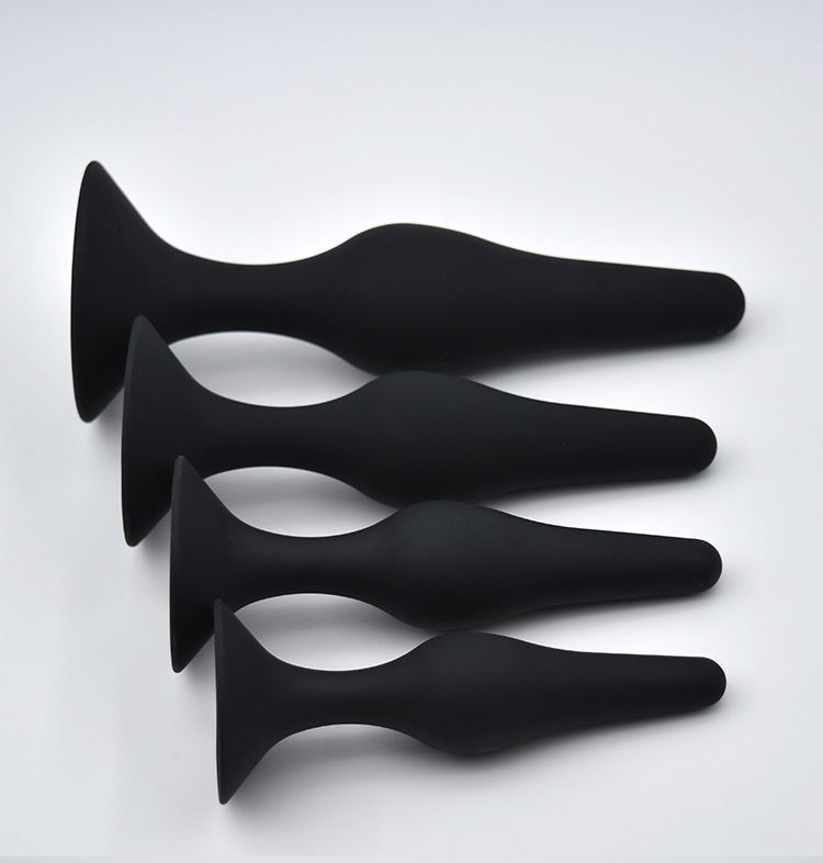 Custom Prostate Stimulating 4pcs/set Silicone Anal Butt Plug Set Adult Male Sex Anal Toys - Image 6