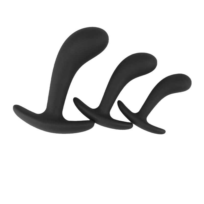 New Butt Plug Trainer Kit 3 Pcs/set Silicone Anal Plugs Training Set with Flared Base Prostate Sex Toys - Image 5