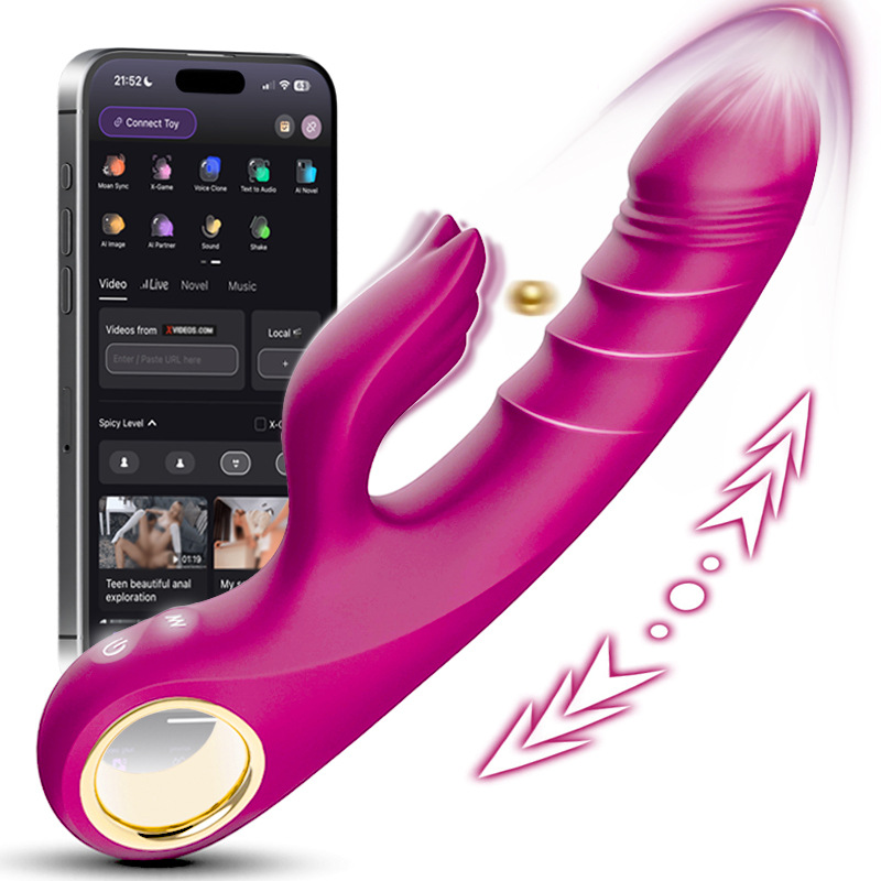Thrusting G Spot Vibrator - Rabbit Sex Toy with Dual Stimulation, Clitoral & G Spot Vibrating Dildo for Women - Image 14