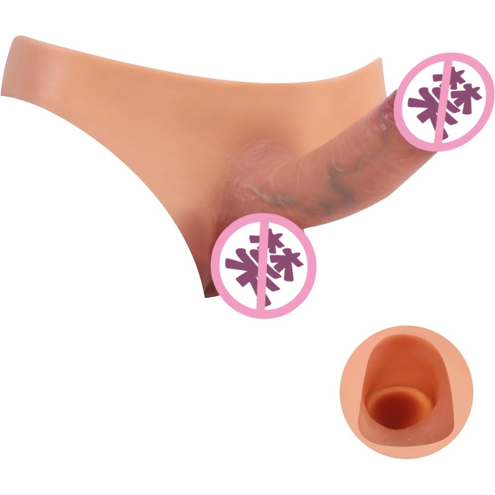 2025 Sex Toy for Woman 6 Inch Realistic Dildo Lifelike Hollow Strap on Dildo for MSilicone - Image 3