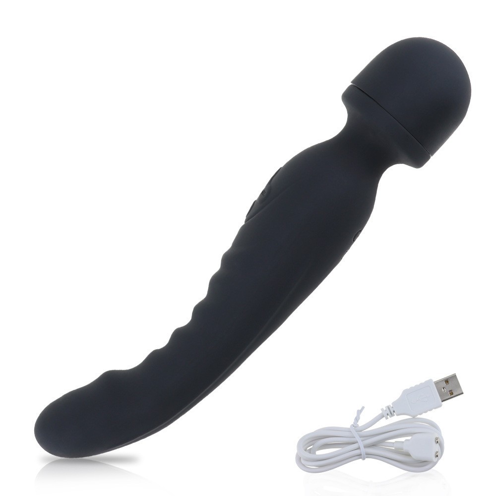 Soft Silicone Wand Bendable Intelligent Heating Sex Vibrator Women Masturbation Wand Sex Vibrator - Image 9