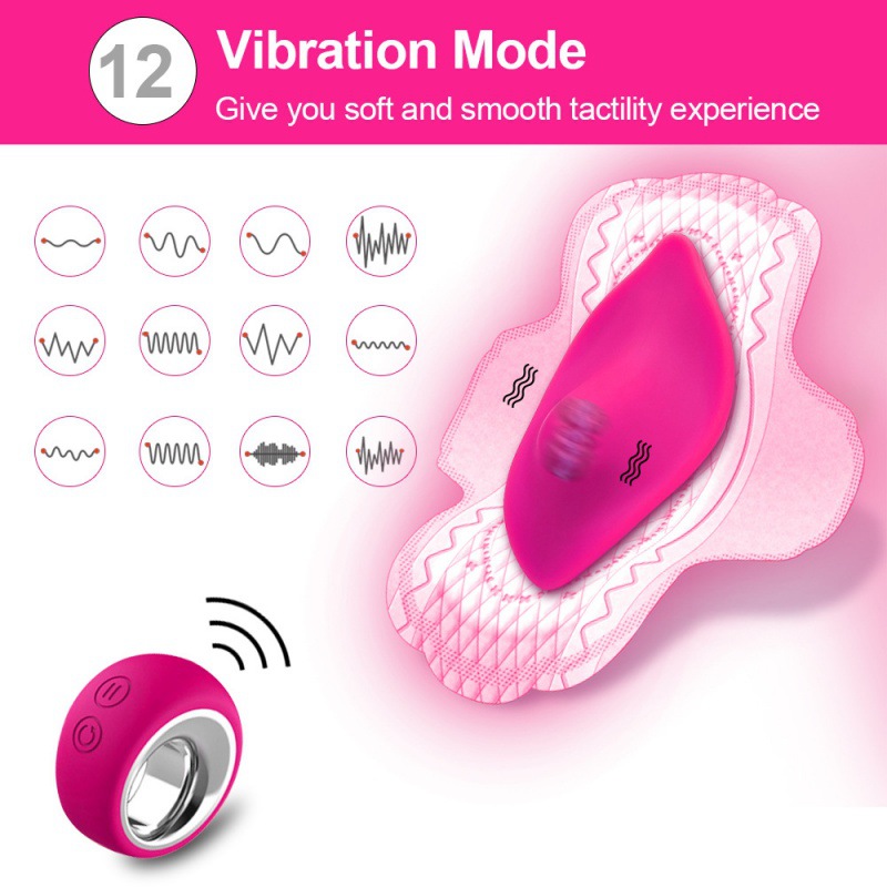 USB Power 12 Vibration Patterns Waterproof Wearable Panties Vibrator Sex Toy 12-Inch Clitoral Stimulator for Couples/Lovers - Image 3