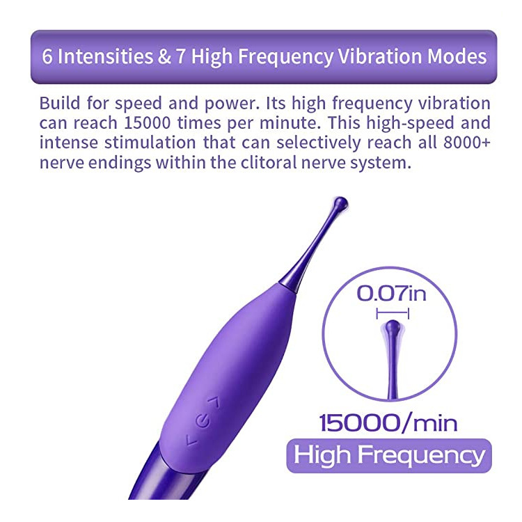 7 Frequency Strong Shock Silicone Scream Orgasm Sexy AV Stick Clitoris Stimulate Massage Vibrator for Women High Tide Pen - Image 3