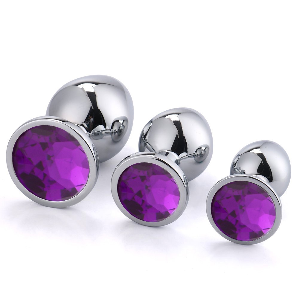 3pcs/set Stainless Steel Aluminum Alloy Metal Anal Plug Anal Toys Butt Plug - Image 11