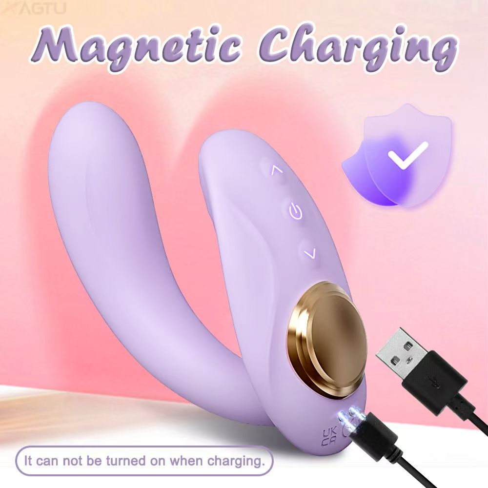 APP Strapless Strap-On G-Spot Dildo Vibrator Realistic Double-Ended Vibrating Butt Plug Anal Sex Toys for Women Lesbians Couples - Image 6