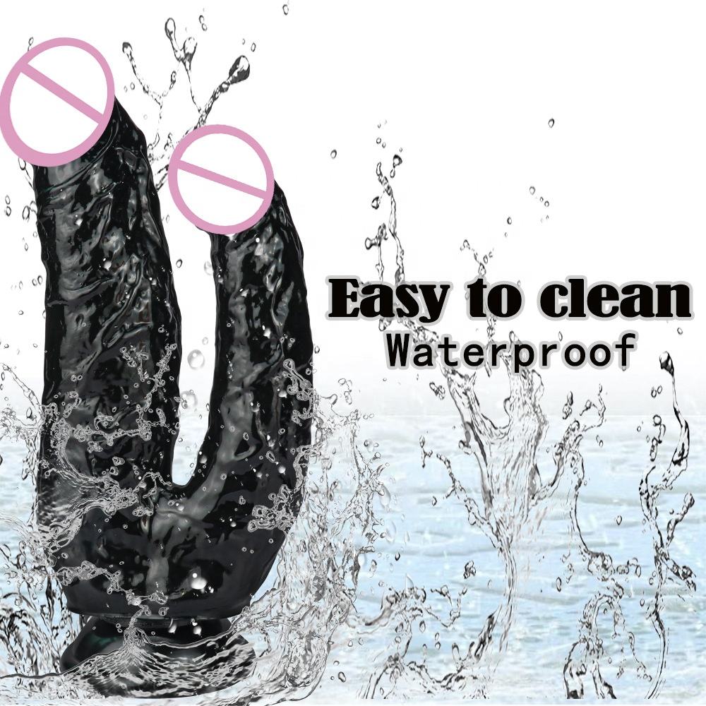 Wholesale Silicone Dildo Female Masturbation Device Sex Toy Female Double-headed Dildo - Image 3