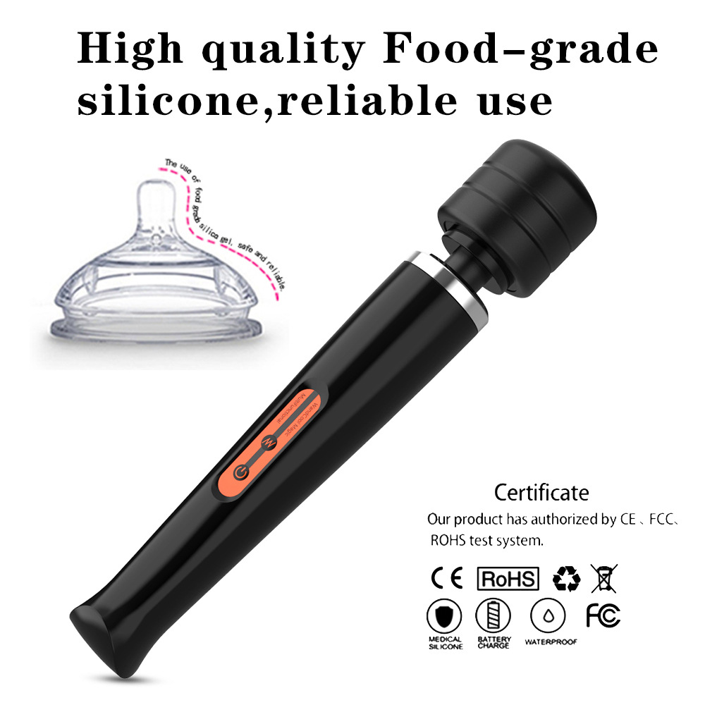 AV Magic Vibrator Wand with Rechargeable Battery Clit Stimulator Vibrators Vibrator for Her Sex Toys Personal Wand Massager - Image 5