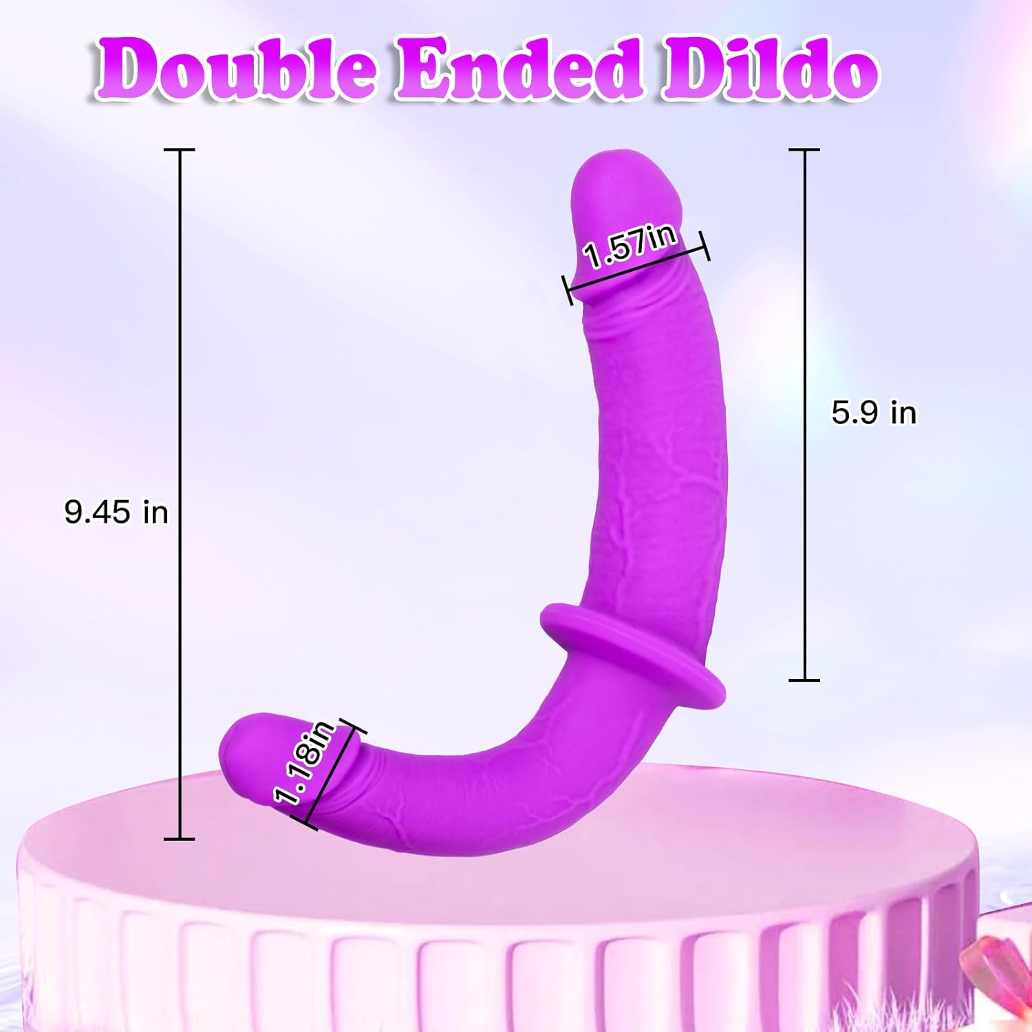 Good Quality XX Hot Sax Toys for Man Dual Ended Strap-On Silicone Dildos Realistic Wearable Dildos for Women Lesbian - Image 2