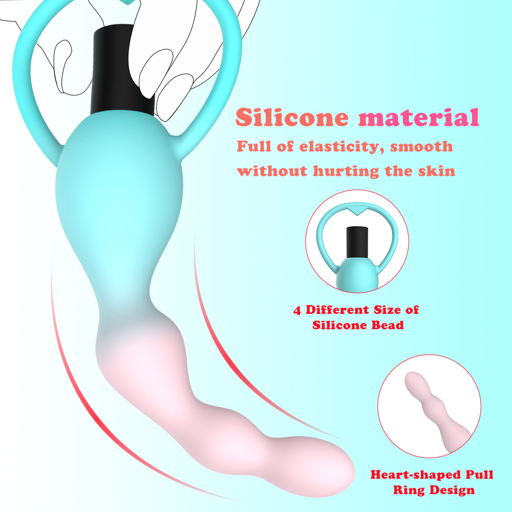 Vibrating Anal Plug Prostate Massage Anal Beads Butt Plug Vibrators Sex Toys for Women Couples Butt Plug Silicone Adult Products - Image 6