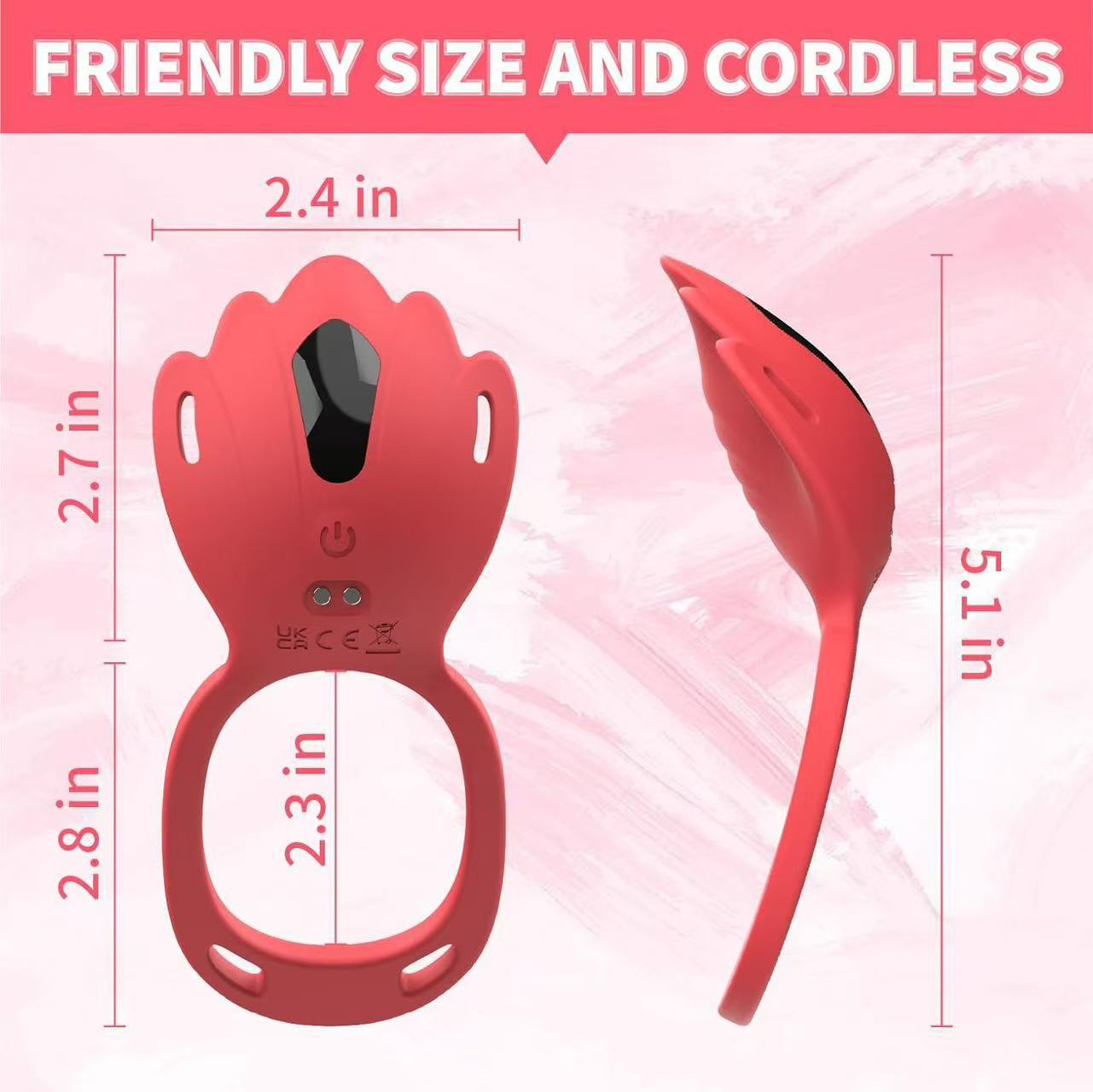 APP + Remote Control Strap-on Sex Toys with 9 Vibration Modes Multi Modes Adjustable Buckle Vibrating Rings Adult Products Panty Vibrators for Woman - Image 5