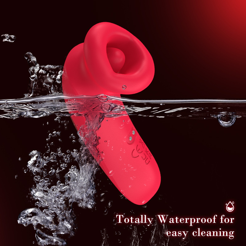 3 in 1 Silicone Dildo Masturbator, Women Sex Toys Suction Vibrator Nipple Toys with 3 Sucking & 10 Tongue Licking & Vibrating, Tongue Toy for Women Clitoral Sucker Rose Sex Toy,Mouth-Sucking and Vibrating Sex Toy for Women - Image 6