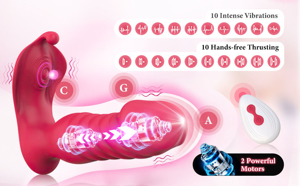 Adult Mini Sex Toys Female Simulation Masturbation Device Double Shock Butterfly Telescopic Invisible Outing Vibrator Sex Toys - Image 8