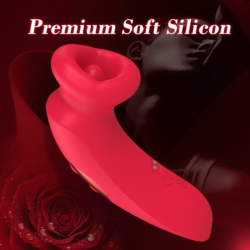 3 in 1 Silicone Dildo Masturbator, Women Sex Toys Suction Vibrator Nipple Toys with 3 Sucking & 10 Tongue Licking & Vibrating, Tongue Toy for Women Clitoral Sucker Rose Sex Toy,Mouth-Sucking and Vibrating Sex Toy for Women - Image 7