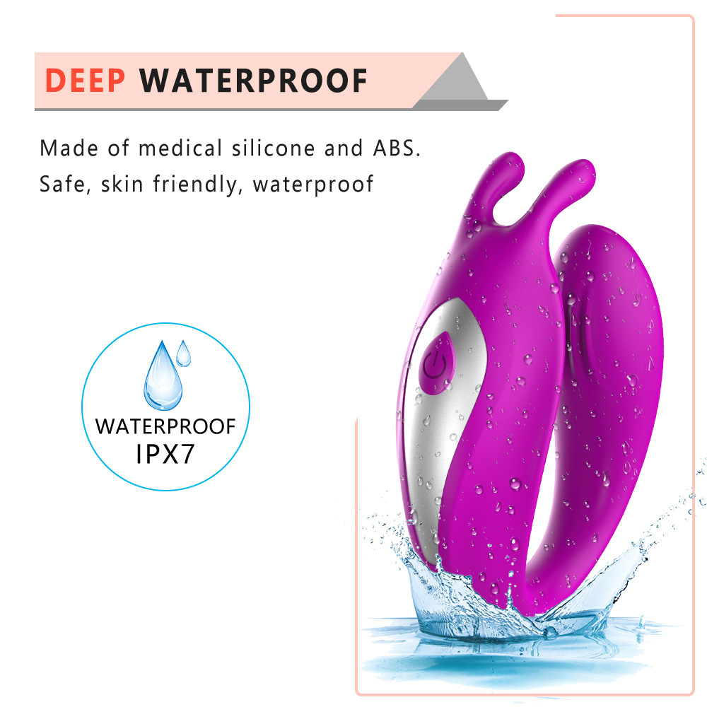 Wearable Remote Control Vibrator - BIG SHOCKED Rabbit Adult Sex Toys for Women Couples Female Sex Toy G Spot Vibrater Clitoral Penis Vibrators with 10 Powerful Vibrating Dildo Sexual Pleasure Tools for Women - Image 9